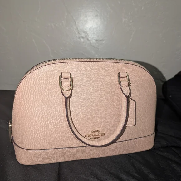 Coach Light Pink Leather Satchel - Picture 3 of 6